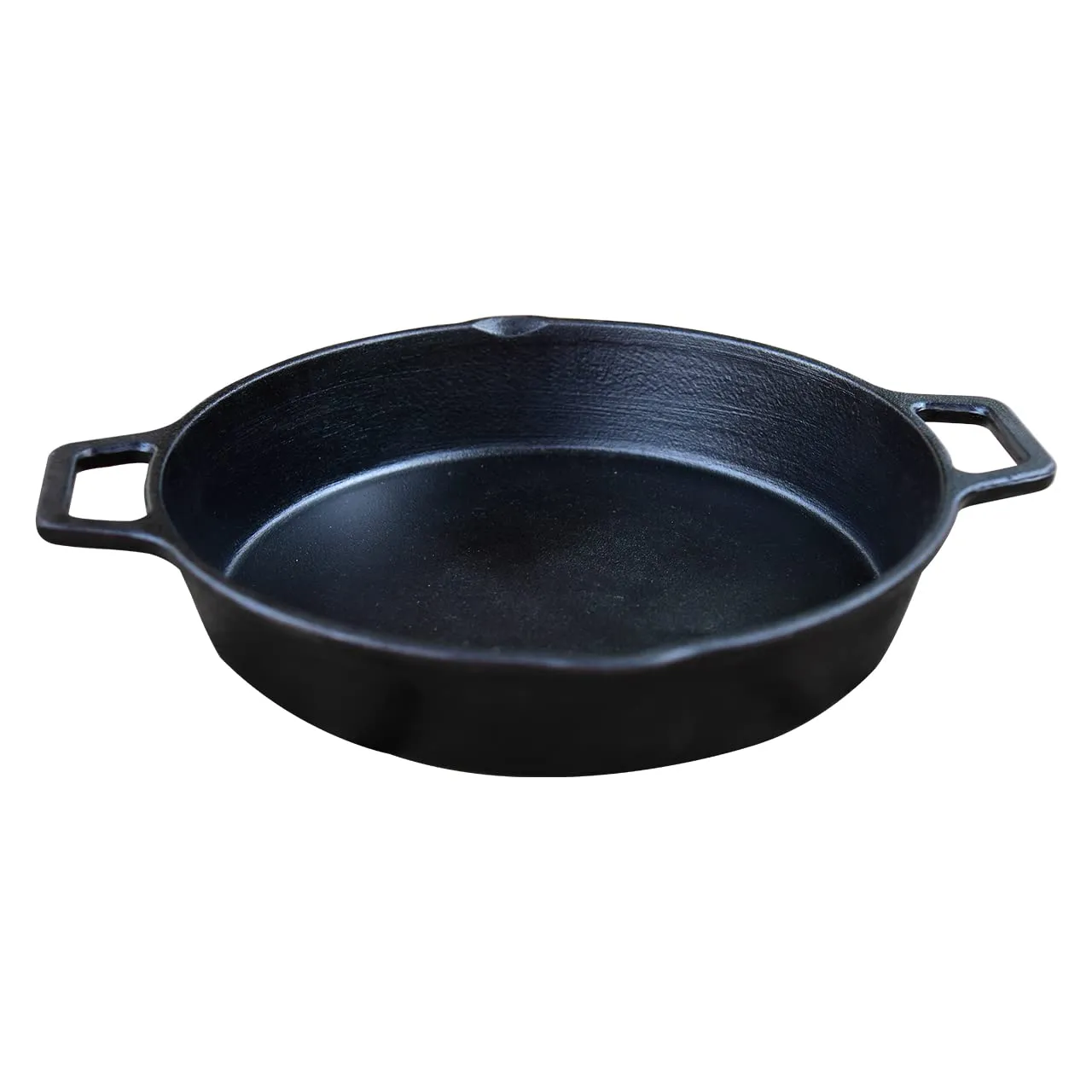 11" Double Handle Cast Iron Skillet | Sautéing & Frying | Free From Any Coating