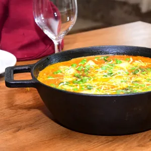 9" Cast Iron Kadhai | OTG And Induction Safe | Pre-Seasoned And Ready To Use