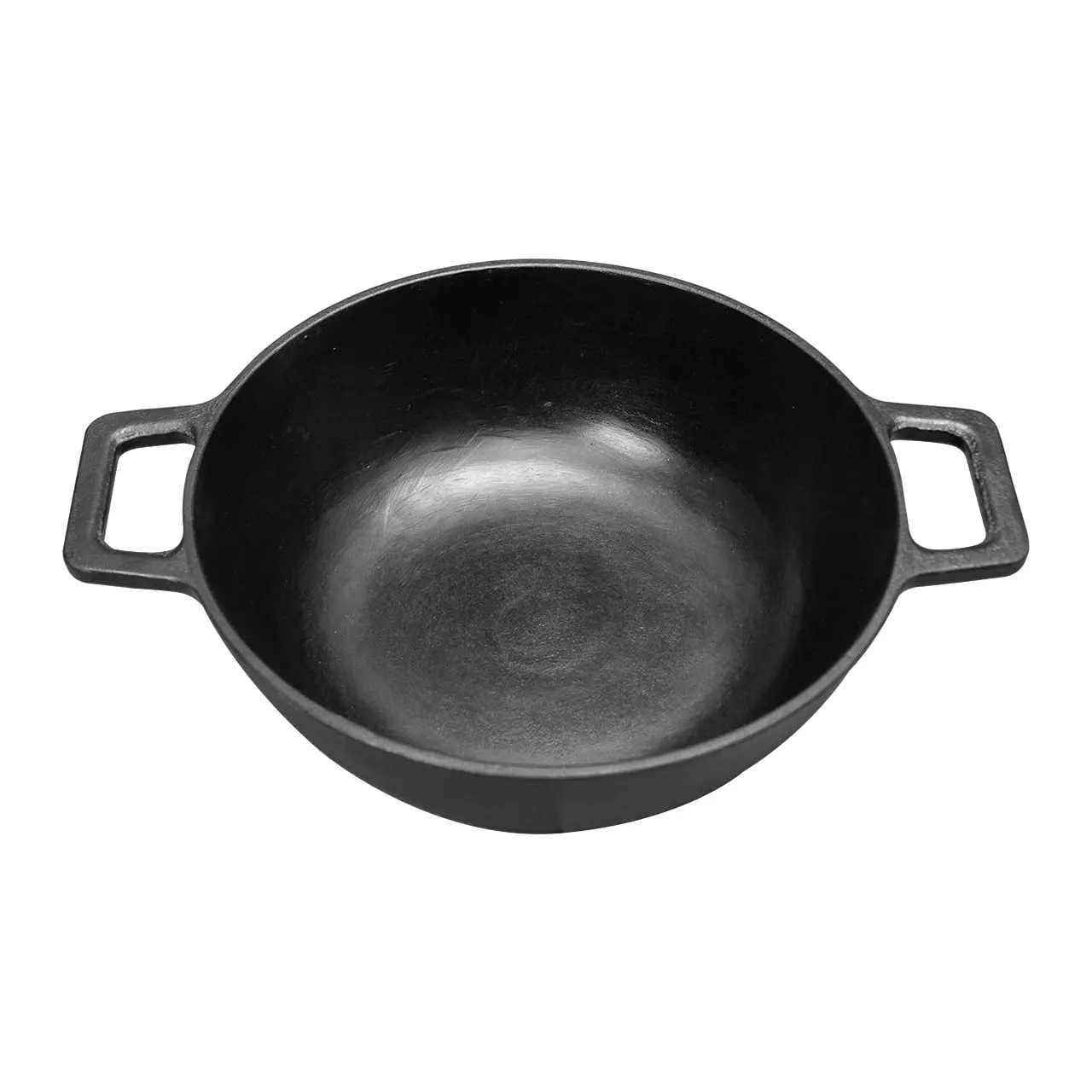 9" Cast Iron Kadhai | OTG And Induction Safe | Pre-Seasoned And Ready To Use