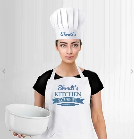 Adults Customized Apron for Kitchen Add Your Text - Kitchen