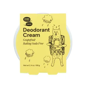 Baking Soda Free Grapefruit Deodorant Cream