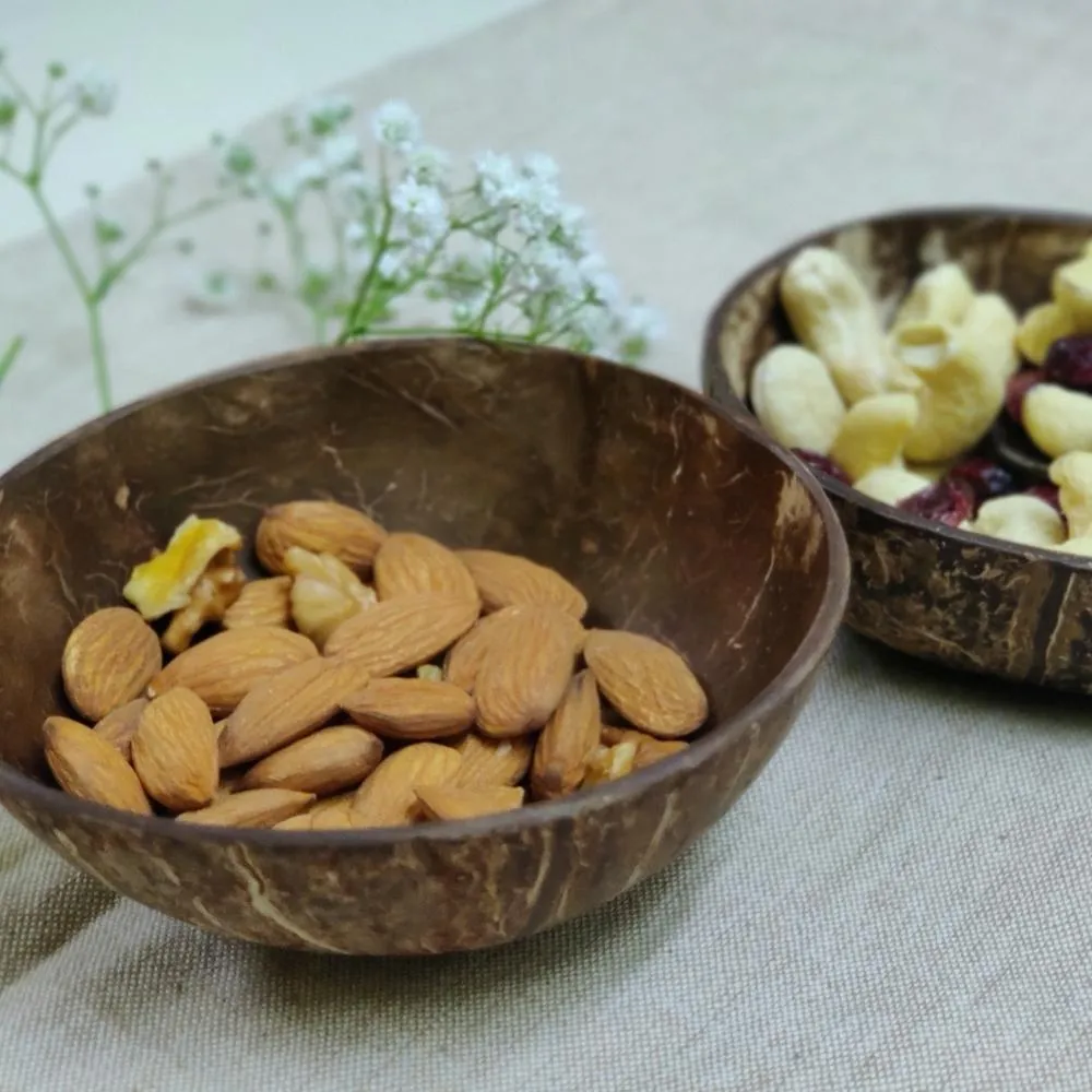 Coconut Shell Bowls | Serveware | Snack Bowl | Small | Set Of 2