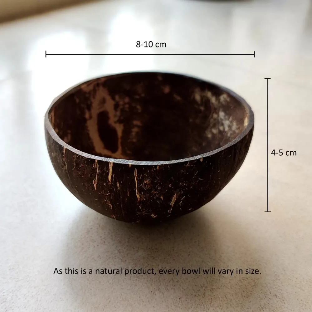 Coconut Shell Bowls | Serveware | Snack Bowl | Small | Set Of 2