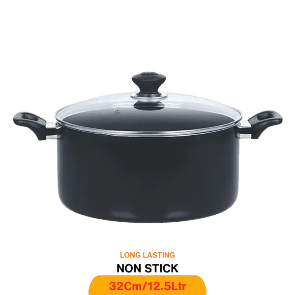 KITCHEN KING LUMINA CASSEROLE (GLASS LID) 32CM