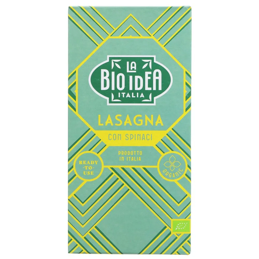La Bio Idea Organic Lasagne Sheets with Spinach 250g