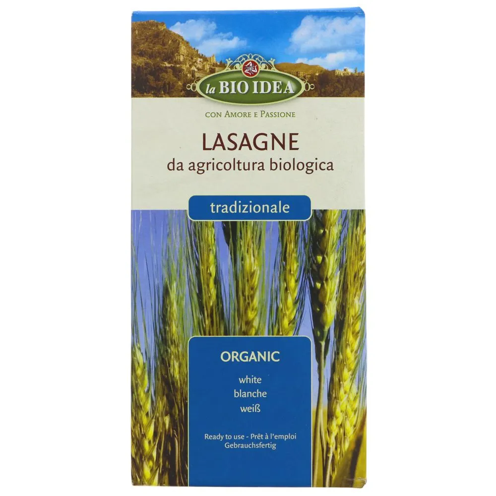 La Bio Idea Organic White Vegan Lasagne Sheets 250g