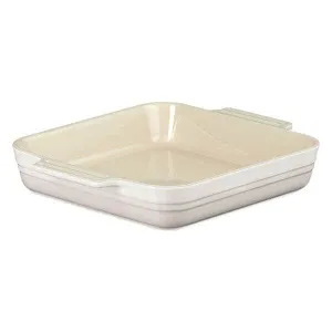 Le Creuset Stoneware 23cm Classic Square Dish Meringue