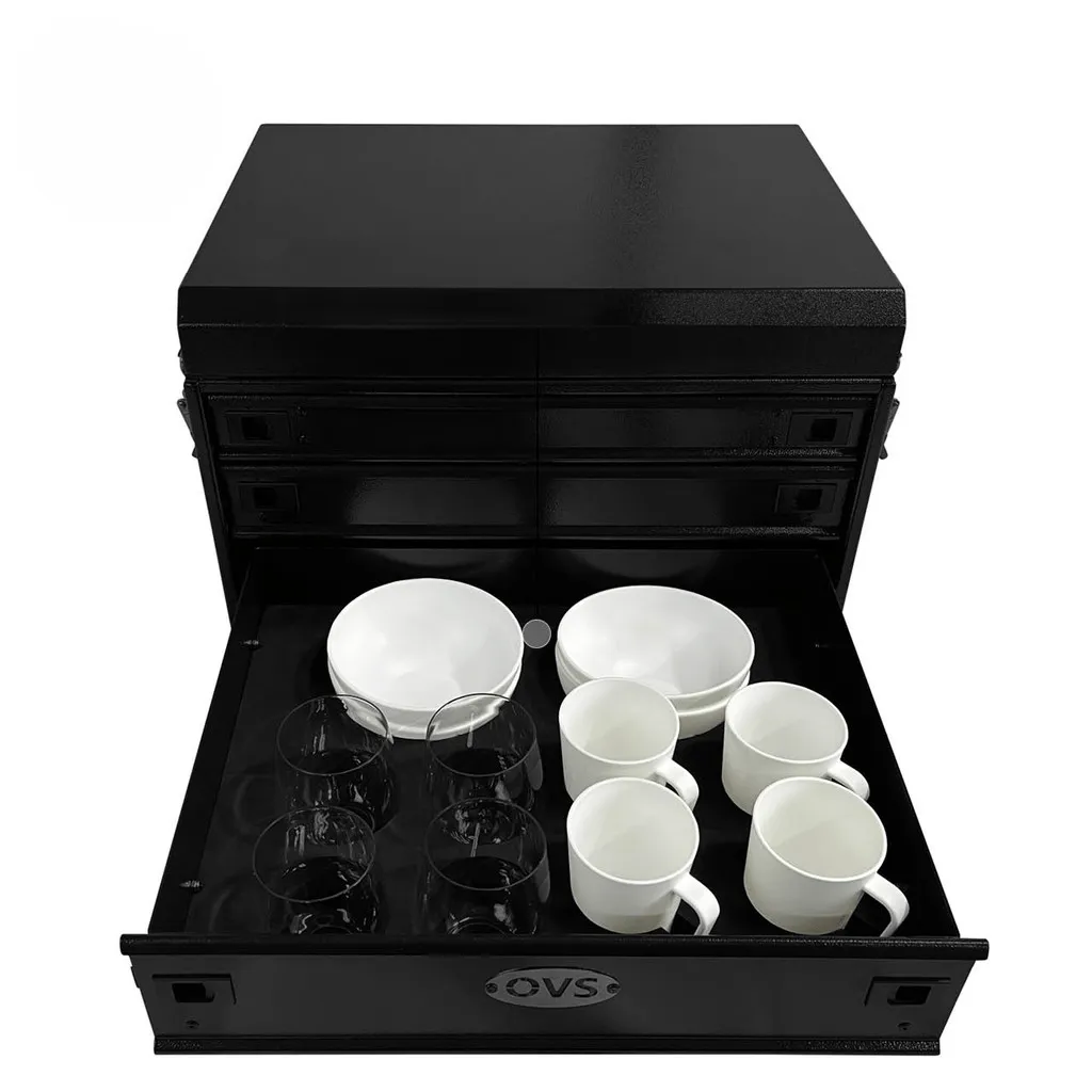 Overland Vehicle Systems Kitchen System 39 Piece Cookware & Storage - Recon Recovery