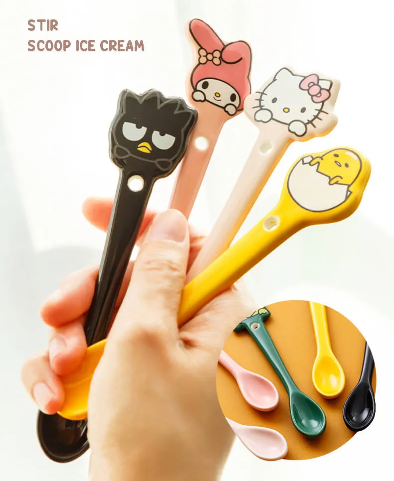 Sanrio Character Ceramic Coffee Spoons