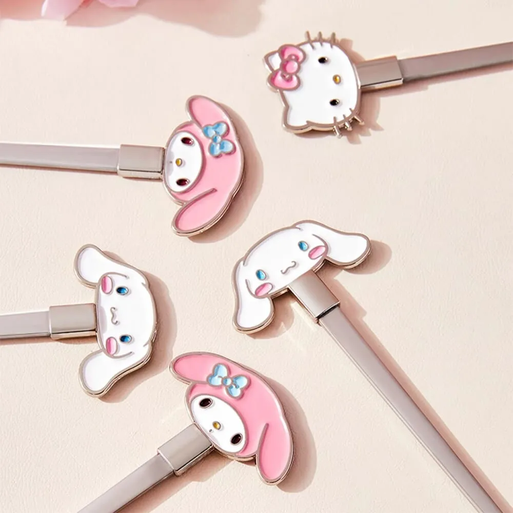 Sanrio Character Long Handle Die-Cut Face Spoon